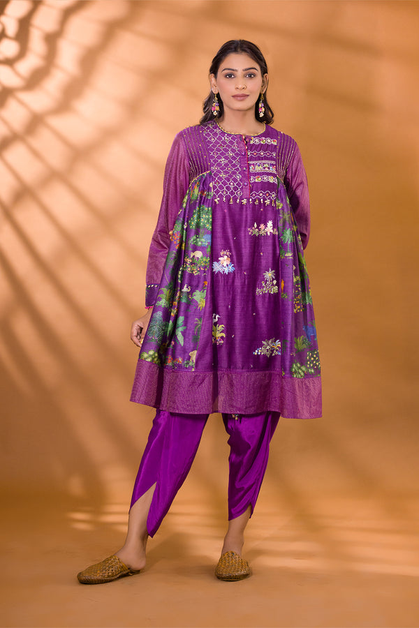 FALSA SAFARI KURTA WITH PATIALA PANTS